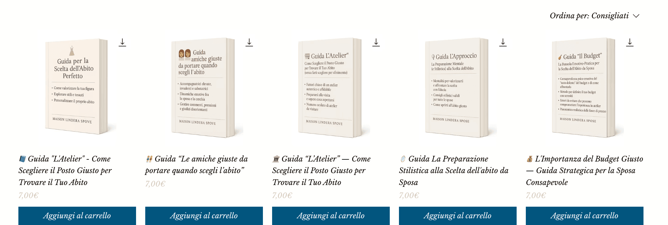 Atelier · Lancio Corso - Abbigliamento - case study Digital Valcore - immagine 3